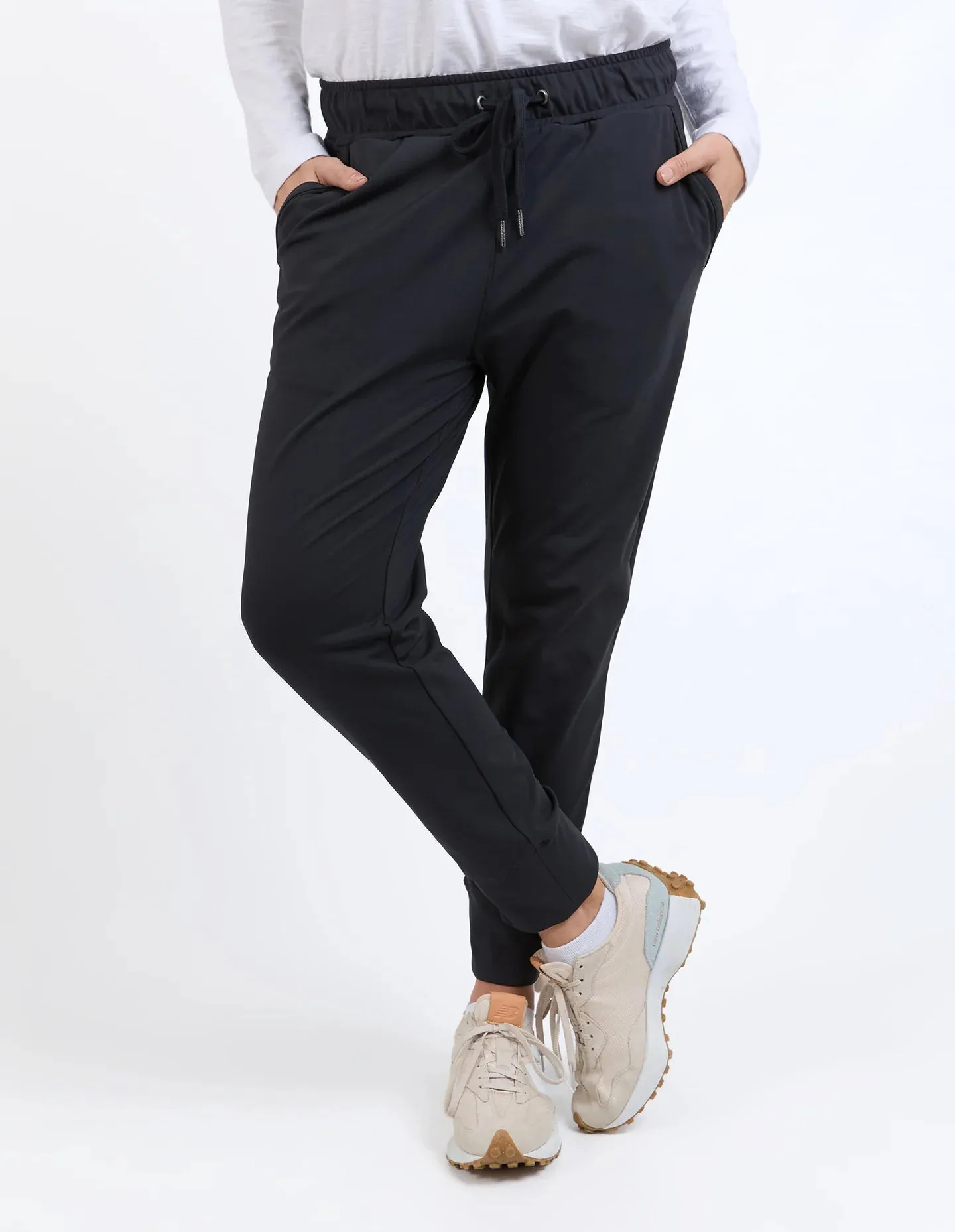 Alexis Track Pant - Black