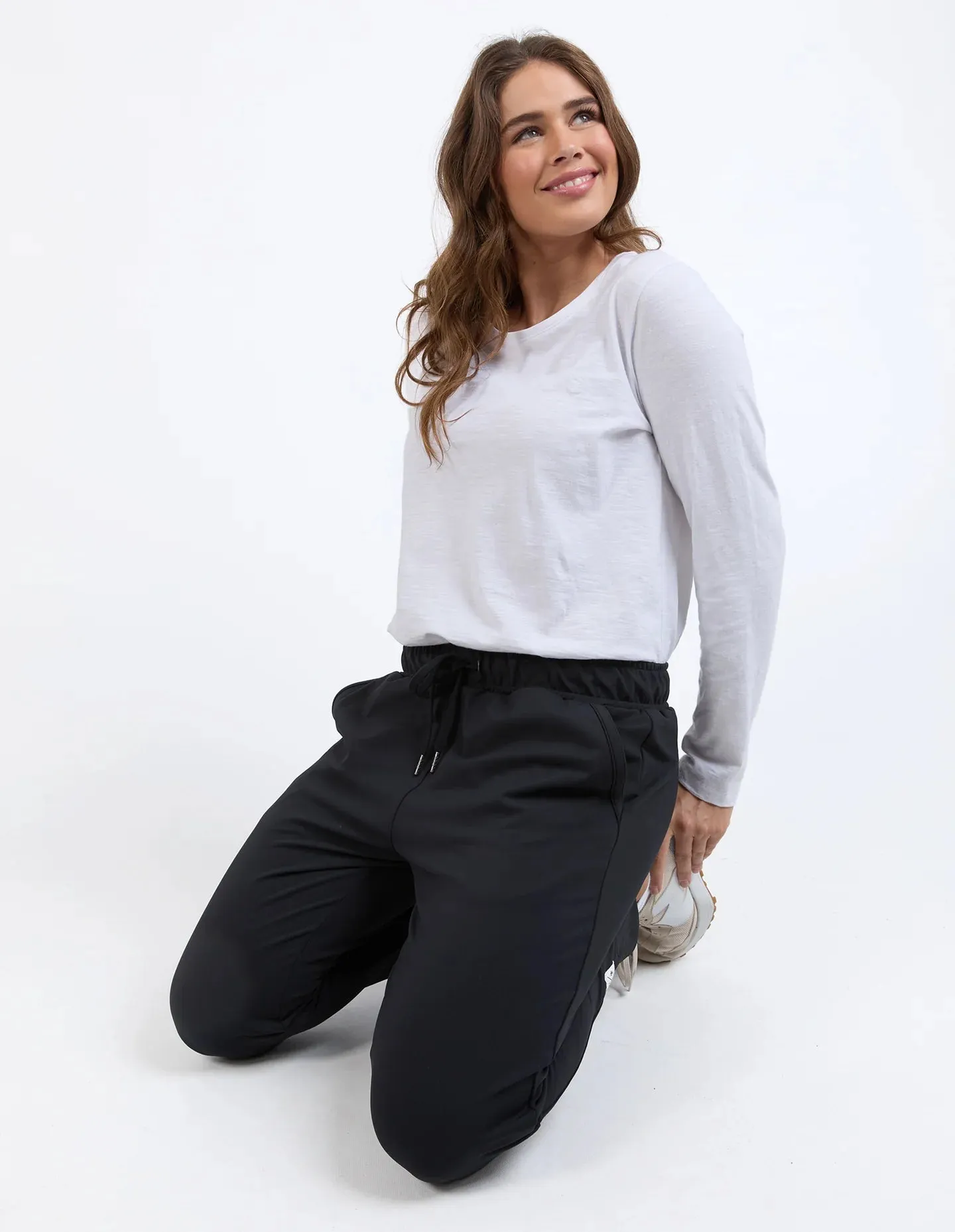 Alexis Track Pant - Black