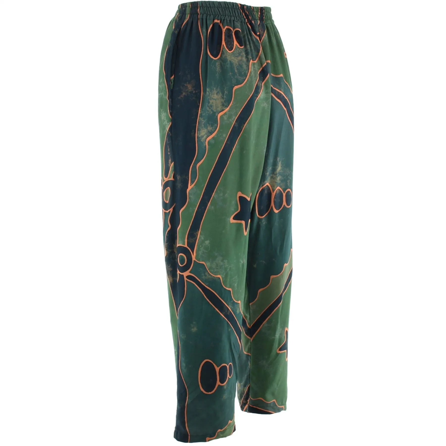 Bali Rayon Trousers - Green