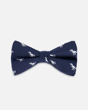 Bow Tie Navy Blue And Dino