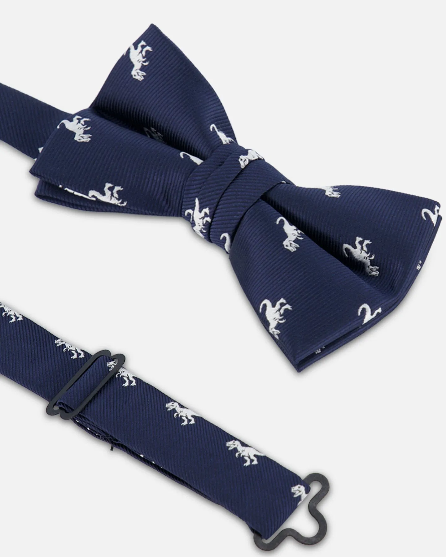 Bow Tie Navy Blue And Dino