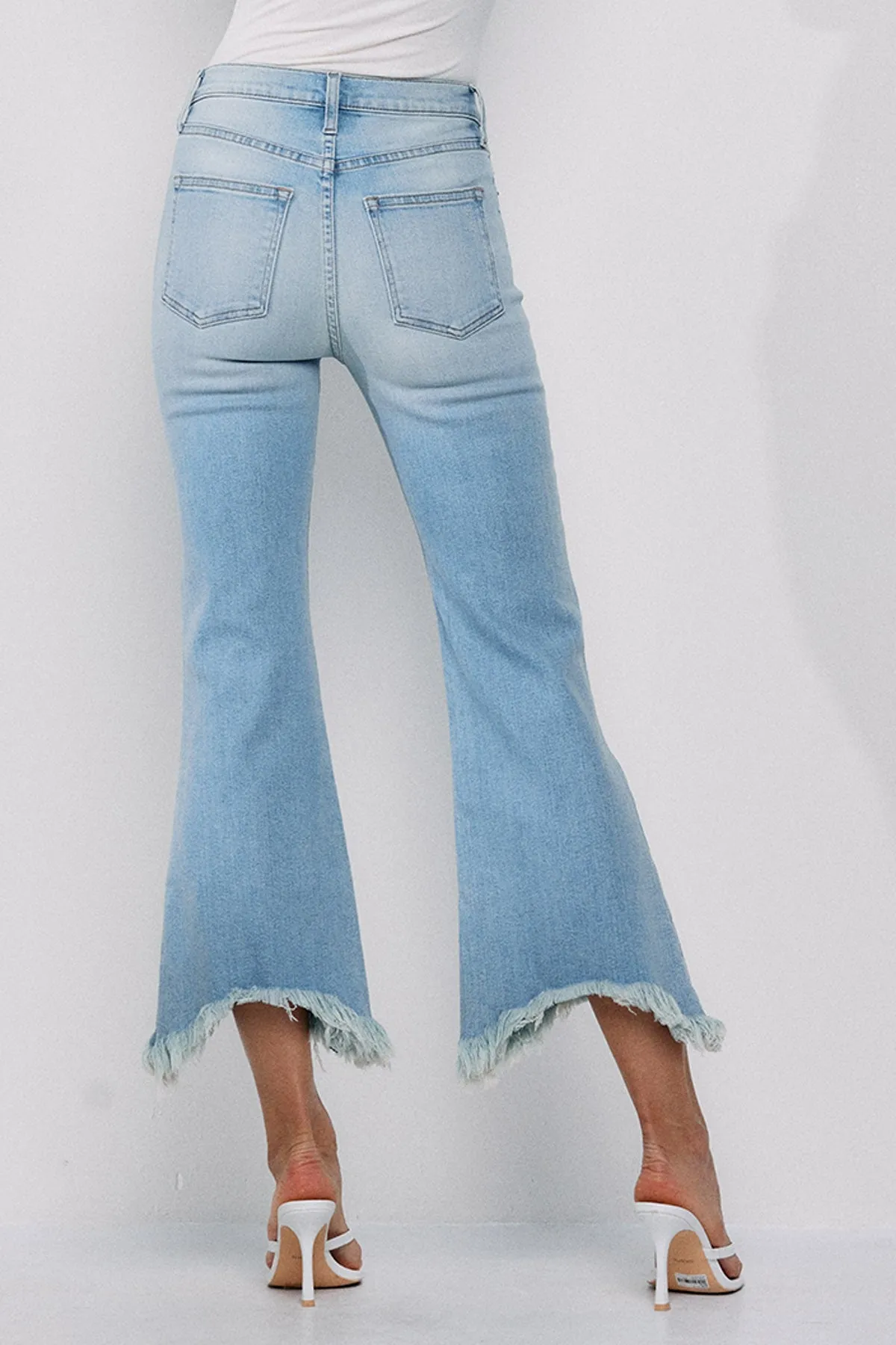 Frayed with a Flare Jeans