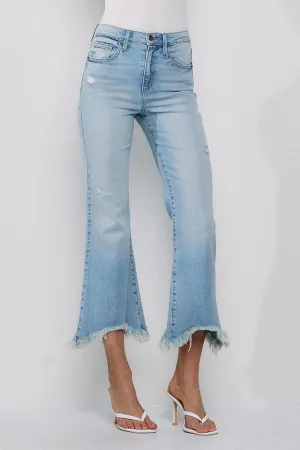 Frayed with a Flare Jeans