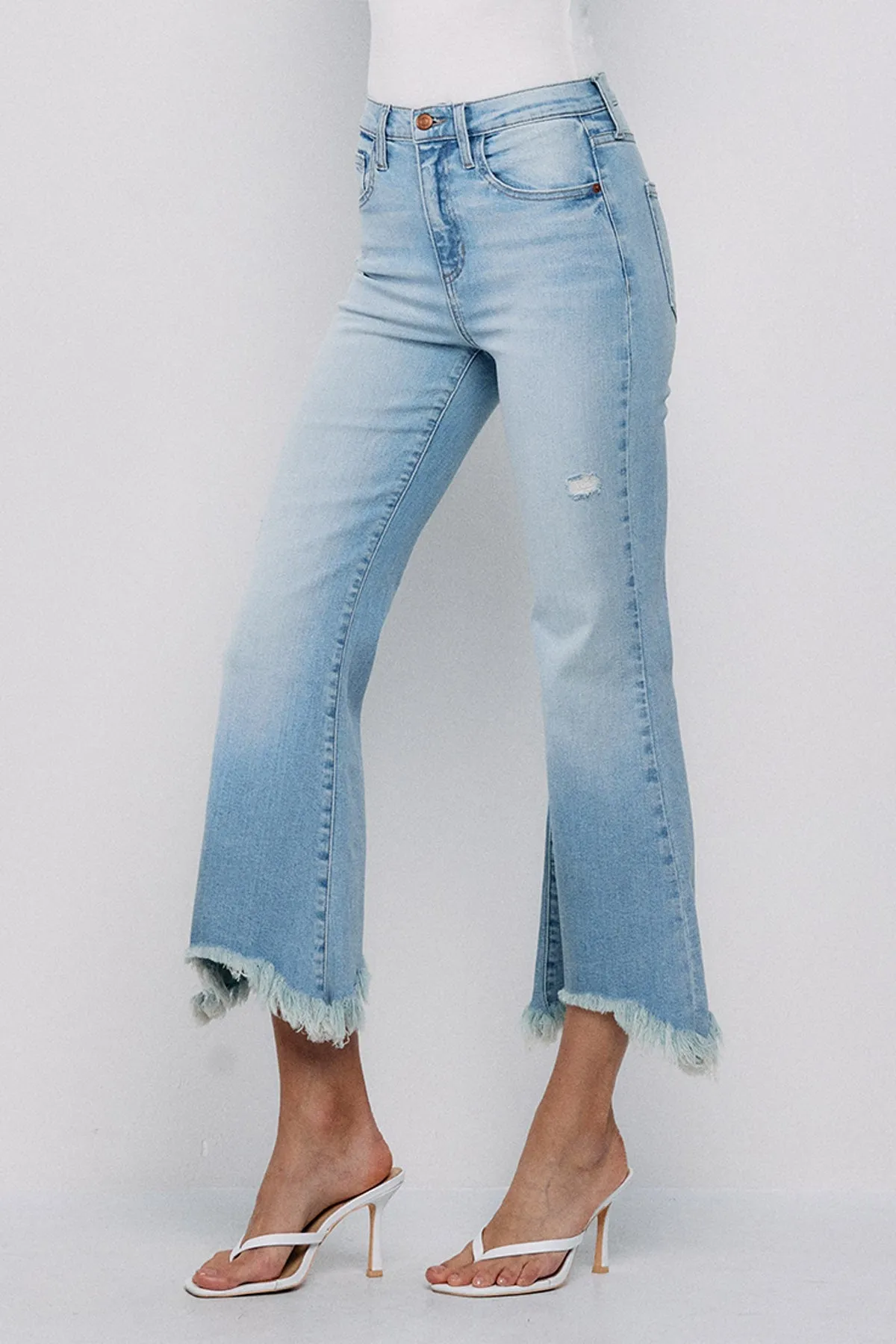 Frayed with a Flare Jeans