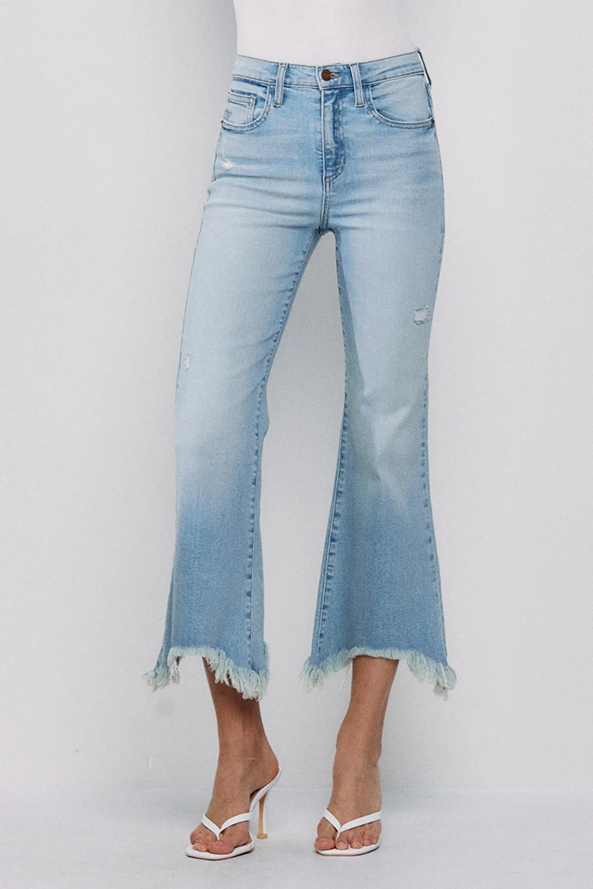 Frayed with a Flare Jeans
