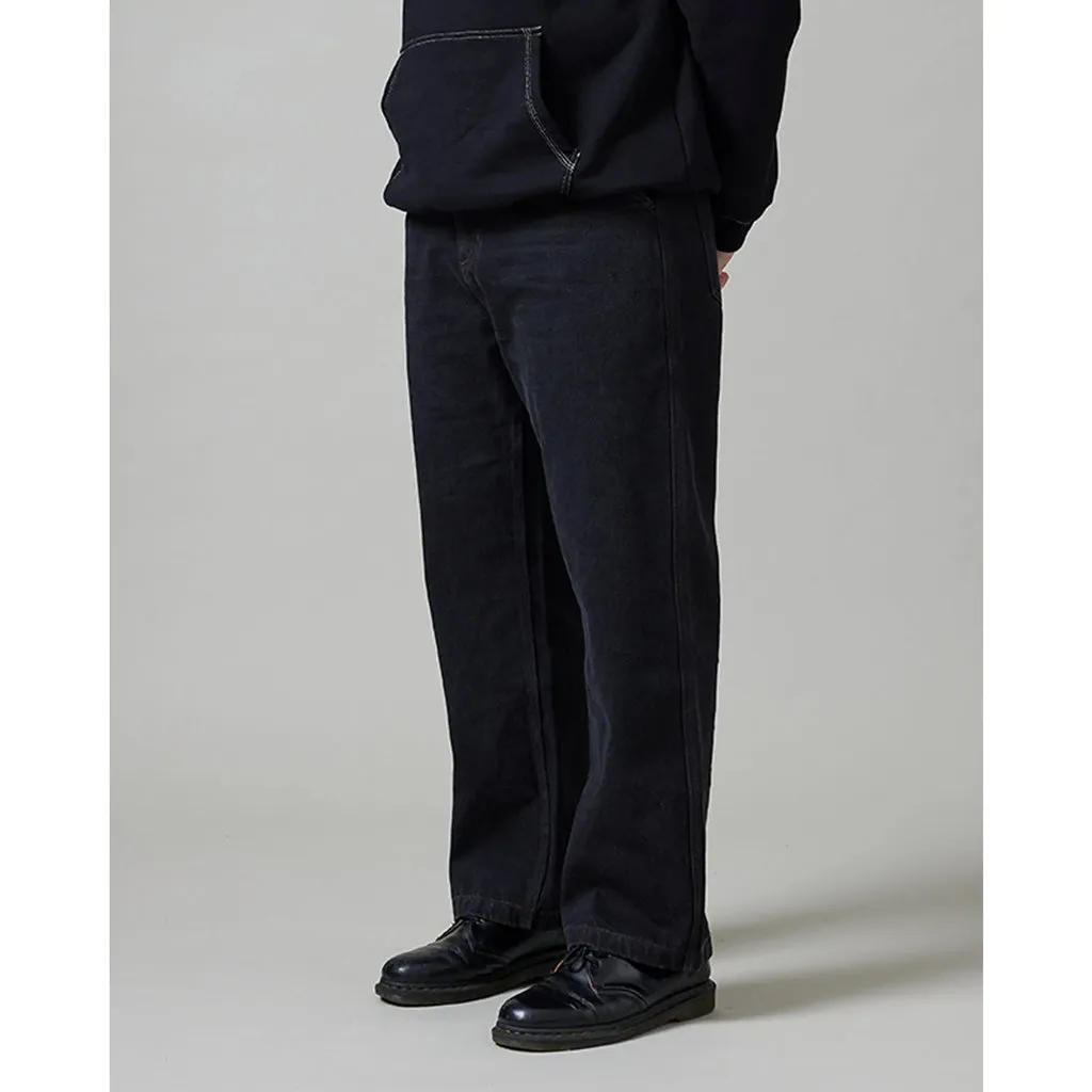 PASSPORT WORKERS CLUB JEAN - WASHED BLACK