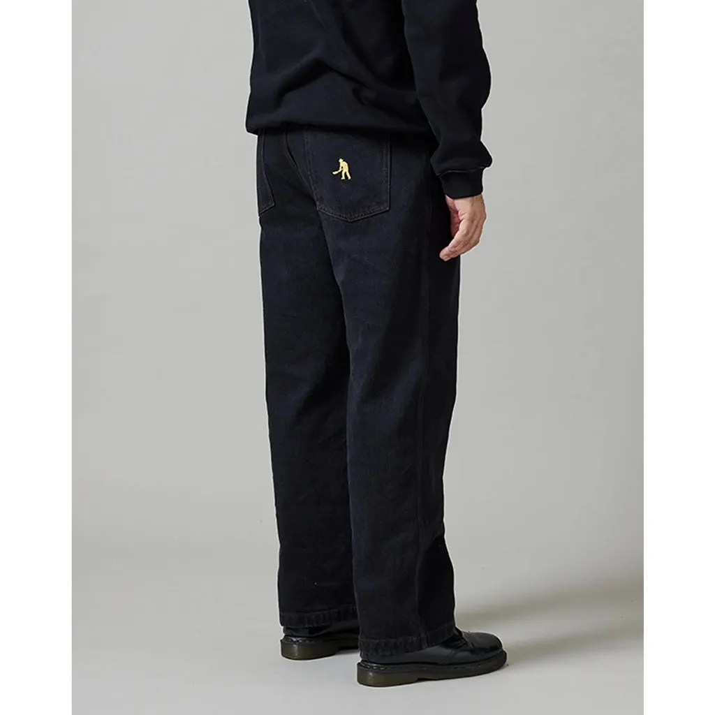 PASSPORT WORKERS CLUB JEAN - WASHED BLACK
