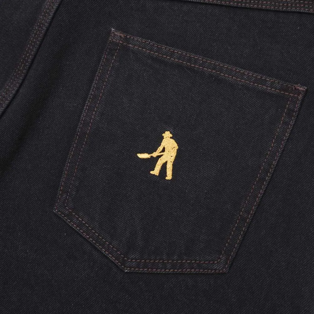 PASSPORT WORKERS CLUB JEAN - WASHED BLACK