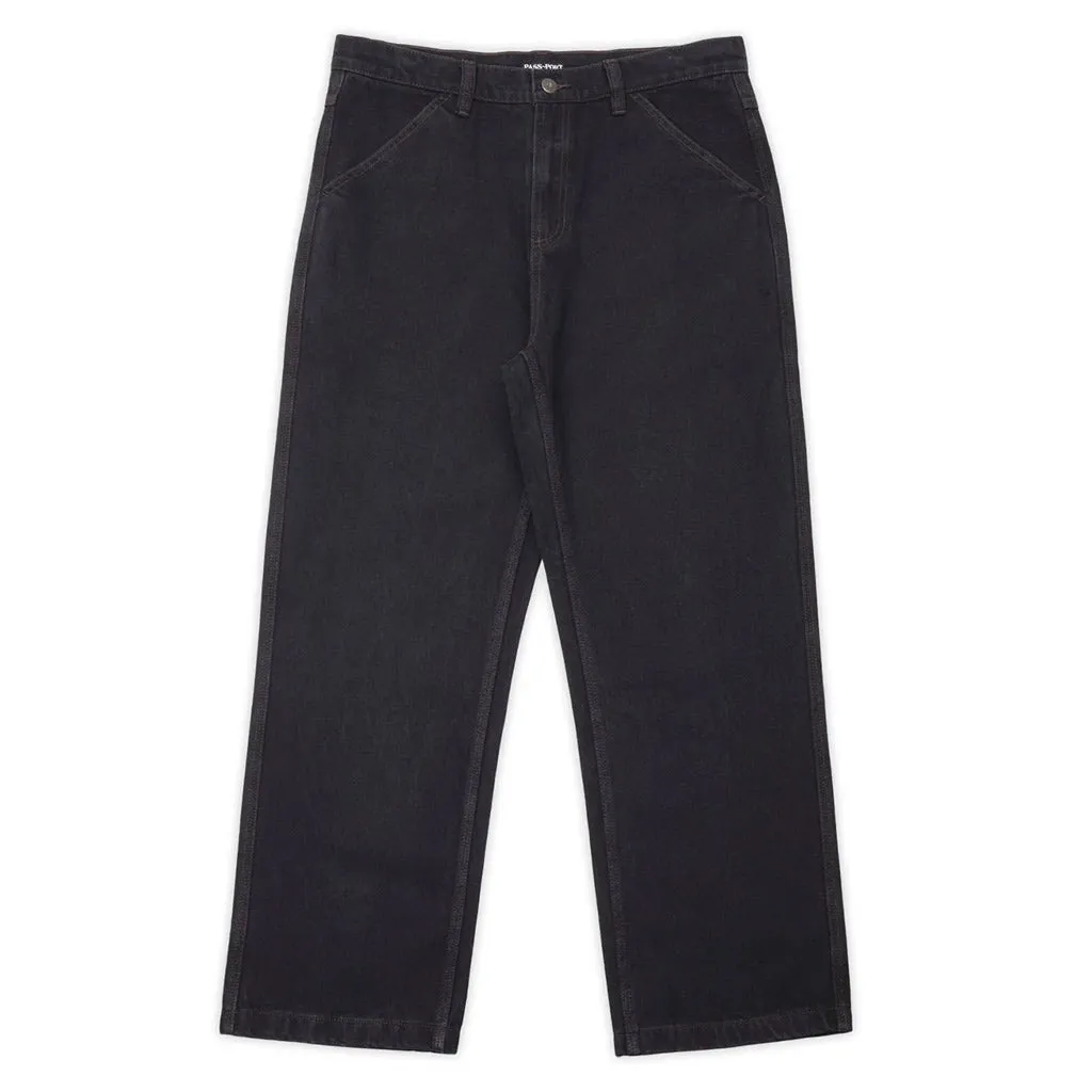 PASSPORT WORKERS CLUB JEAN - WASHED BLACK